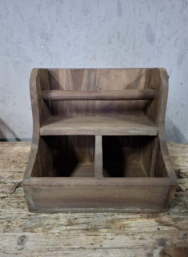 Houten Organizer met 3 Vakken