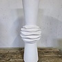 Vaas Wave – Groot – Wit – Ø 22 cm × 60,5 cm