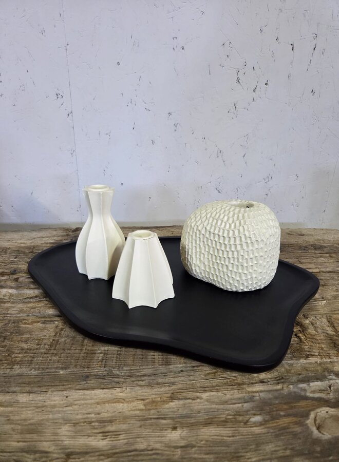 Kandelaar Wit – Hoog – Modern – 13 cm