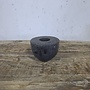 Waxinelichthouder Donker Grijs – Laag – Stoer – 12 cm