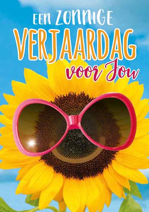 Een Zonnige Verjaardag Snelwenskaart Nl