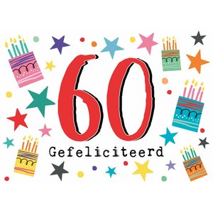 60 Gefeliciteerd Snelwenskaart Nl