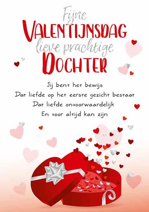 weer Melancholie dorst Fijne Valentijnsdag lieve prachtige dochter - Snelwenskaart.nl