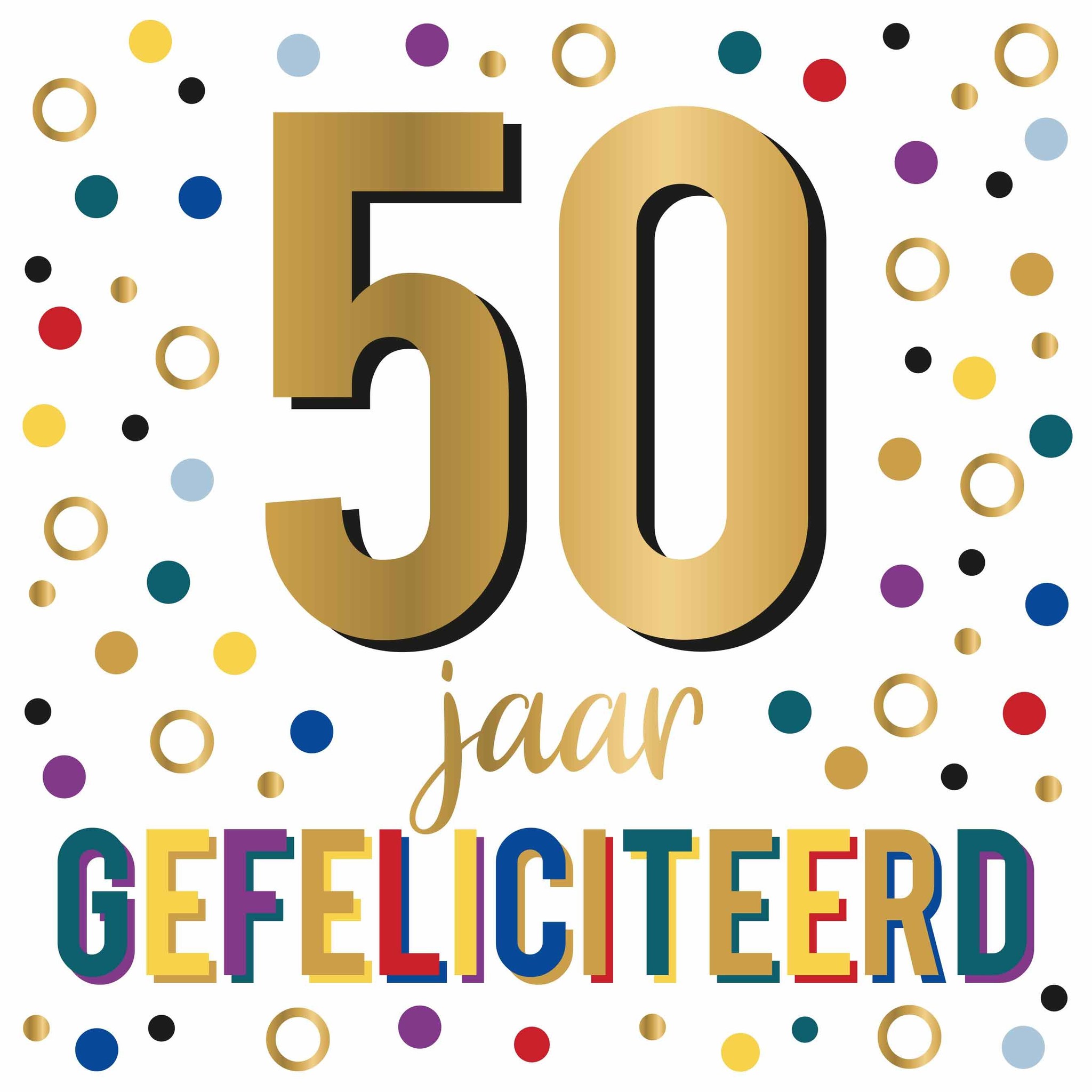 kaart - 50 jaar - Snelwenskaart.nl