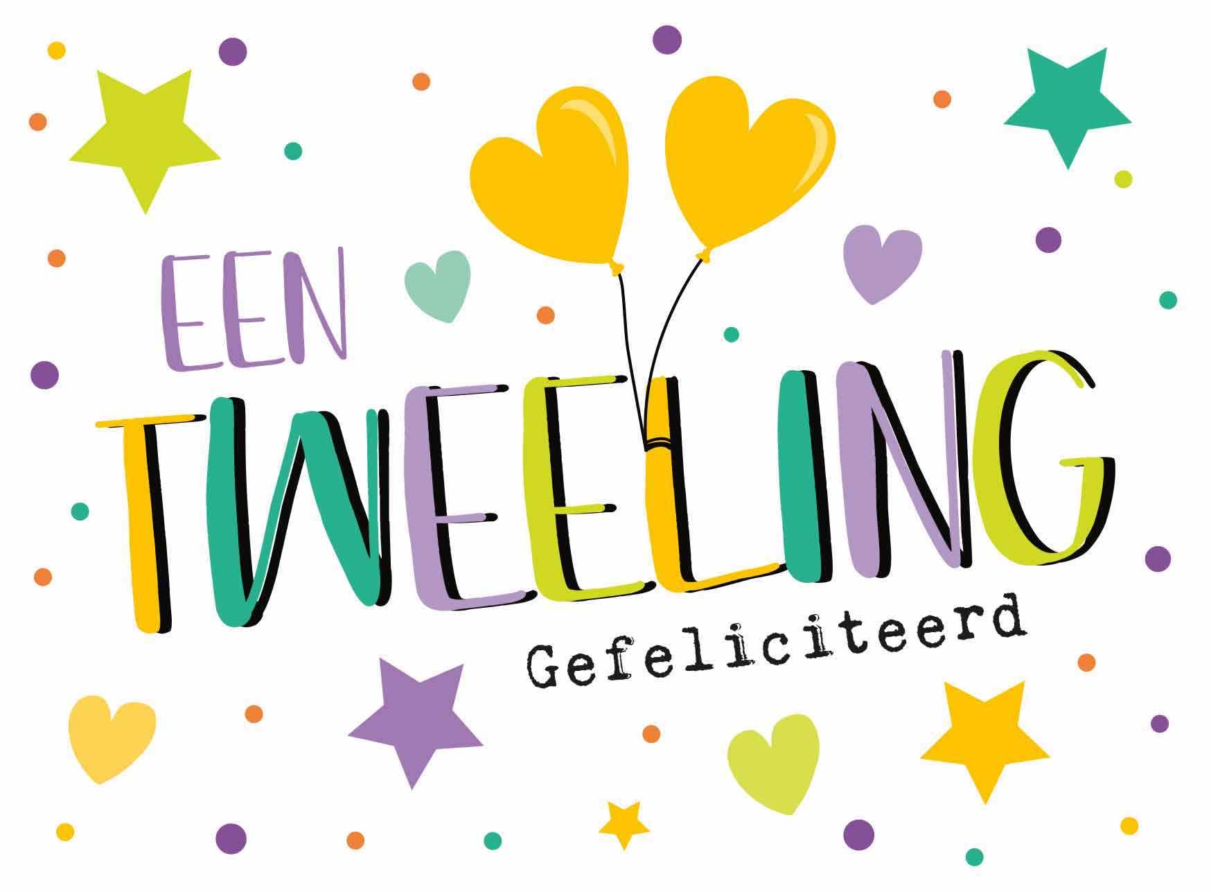 Een Tweeling - Snelwenskaart.Nl