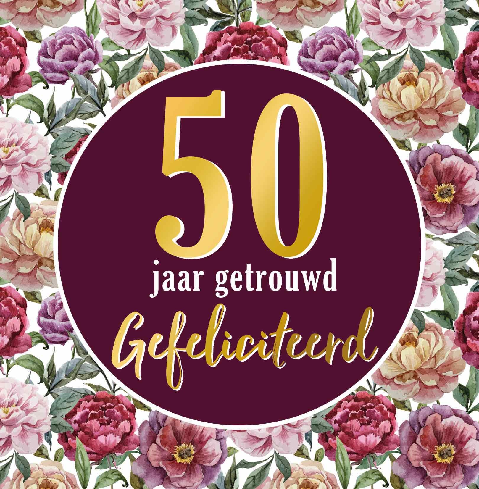 Glans Agnes Gray embargo 50 jaar getrouwd - Snelwenskaart.nl