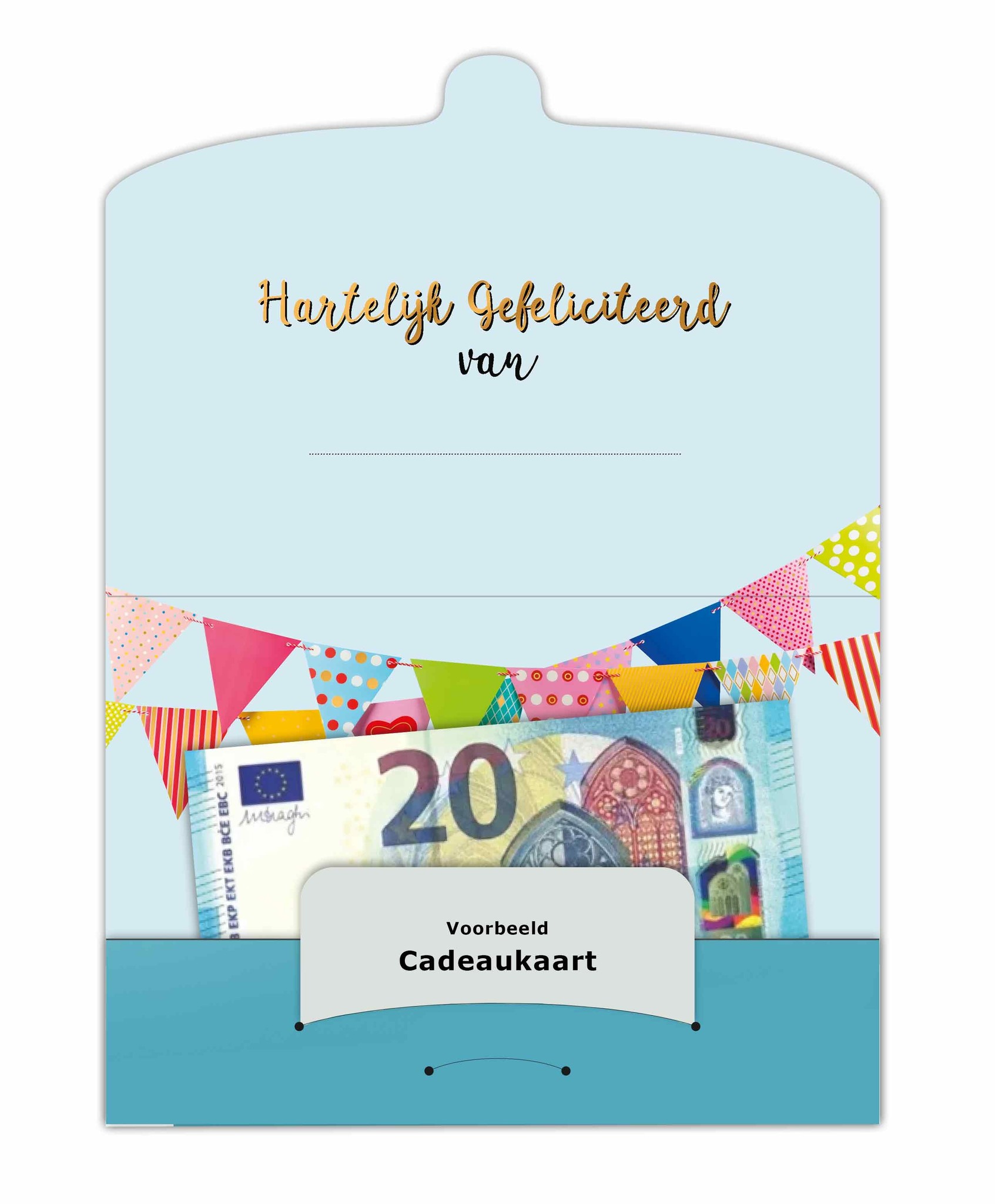 BES nek Demonstreer Cadeau-envelop - Voor je verjaardag - Snelwenskaart.nl