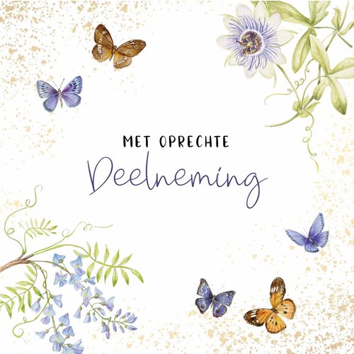 Met oprechte deelneming