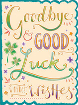 XL kaart - Goodbye good luck