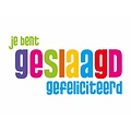 Je bent geslaagd