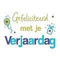 Gefeliciteerd met je verjaardag