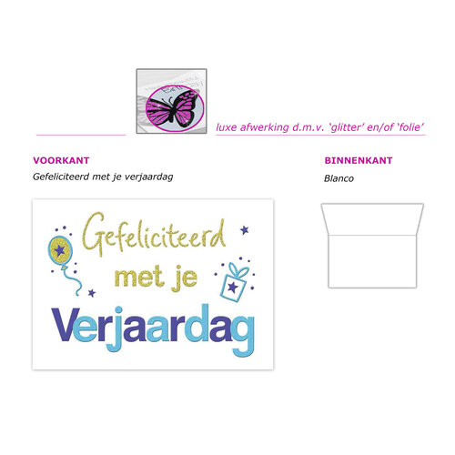 Gefeliciteerd met je verjaardag