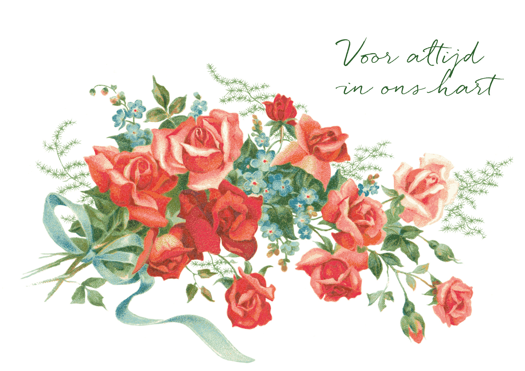 Voor altijd in ons hart - Snelwenskaart.nl