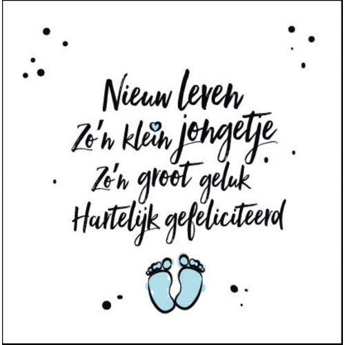 Nieuw Leven zo'n klein jongetje