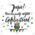 Joepie! Weer een jaartje wijzer