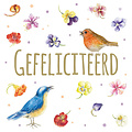 Minikaartje - Gefeliciteerd