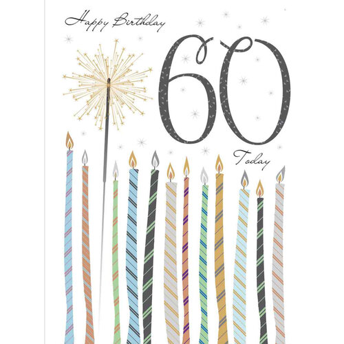XL kaart - Happy birthday 60 today