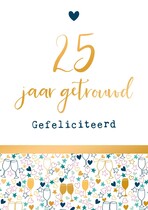 25 jaar getrouwd