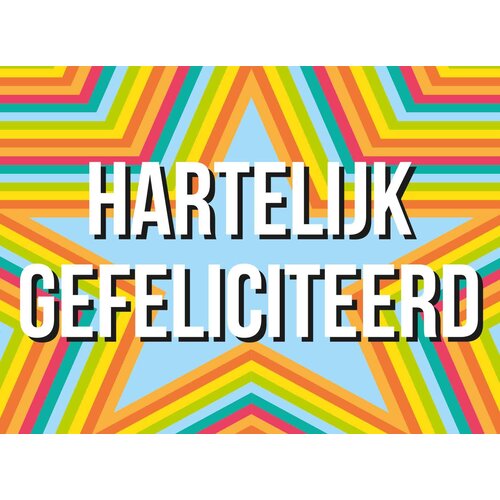 Hartelijk gefeliciteerd