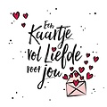 Een kaartje vol liefde voor jou