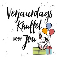 Verjaardagsknuffel voor jou