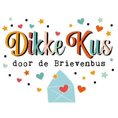 Dikke kus door de brievenbus