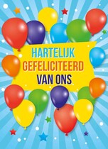 Hartelijk gefeliciteerd van ons