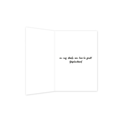 Hee knapperd! Een jaartje erbij