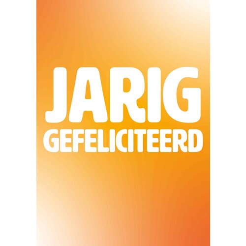 Jarig gefeliciteerd