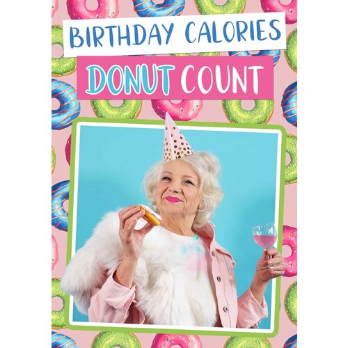 Birthday calories donut count