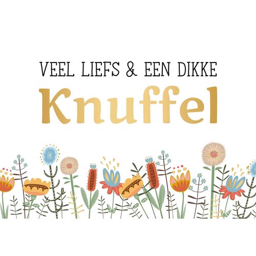 Veel liefs & een dikke knuffel