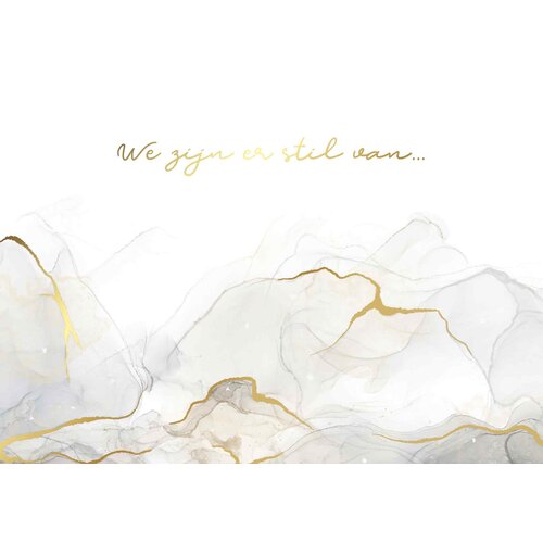 We zijn er stil vanÃ¢â‚¬Â¦