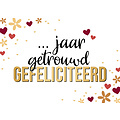 Ã¢â‚¬Â¦ jaar getrouwd