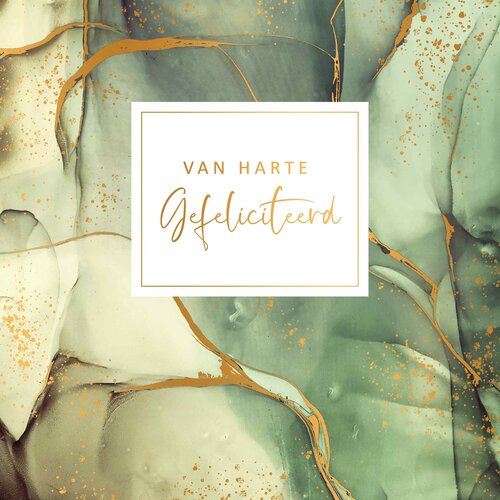 XL kaart - Van harte gefeliciteerd