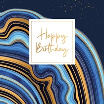 XL kaart - Happy birthday