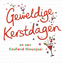 XL kaart - Geweldige kerstdagen