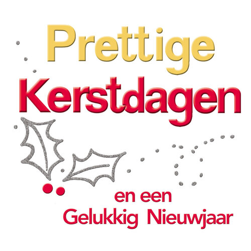 XL kaart - Prettige kerstdagen