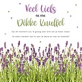 Veel liefs en een dikke knuffel