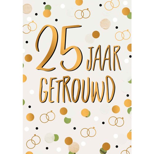 25 jaar getrouwd