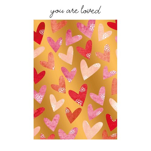 You are loved liefdeskaart vriendschapskaart