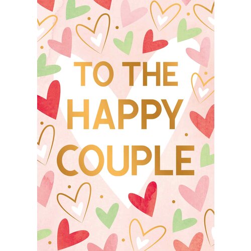 To the happy couple trouwkaart