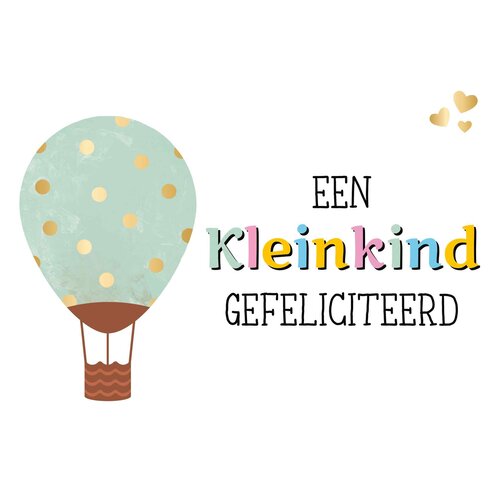 Een kleinkind gefeliciteerd