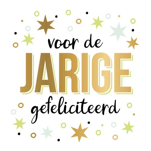 Voor de jarige