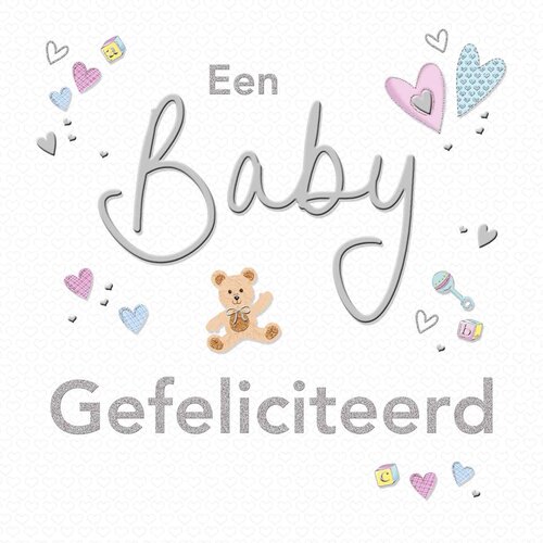 XL kaart: Een baby gefeliciteerd