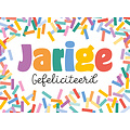 Jarige gefeliciteerd Verjaardagskaart