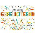 Van harte gefeliciteerd Verjaardagskaart