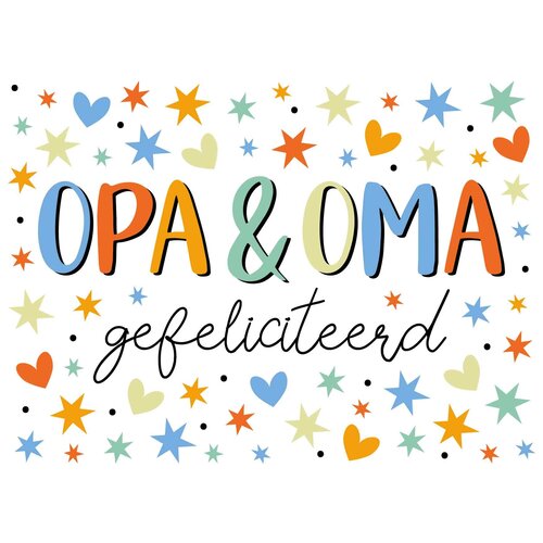 Opa & oma gefeliciteerd