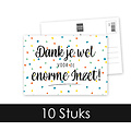 Dank je wel voor je enorme inzet!