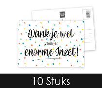 Dank je wel voor je enorme inzet!