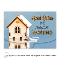 Cadeau-envelop - Veel geluk in de nieuwe woning